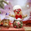 Holiday Candy Jar Gingerbread Man Nuts Storage Bottle Decorative Christmas Cookies Jar Sugar Container For Christmas Candies 3