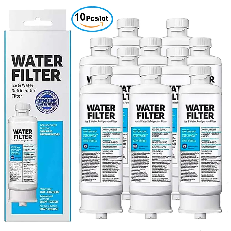 Replace samsung da97 17376b refrigerator water filter 10 pieces