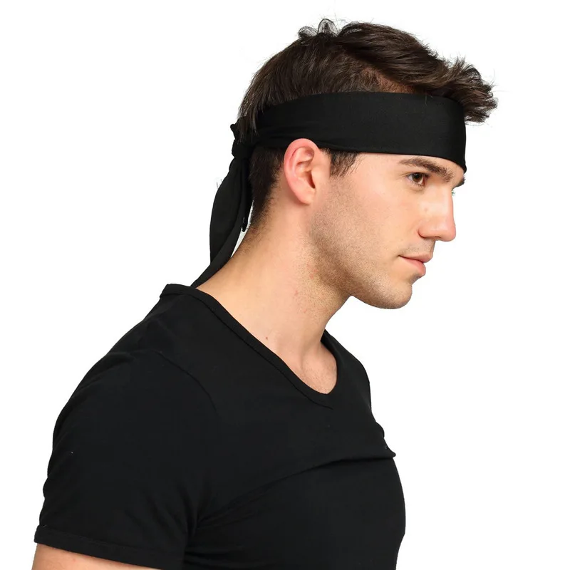 Sports Headband Moisture-Wicking Quick-Dry Running Fitness Sweat Band Elastic Outdoor Sport Cycling Hiking Tennis Hair Band