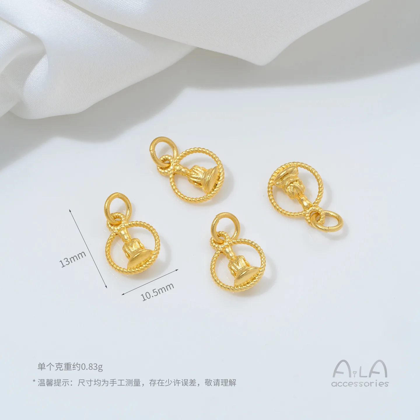구리 도금 골드 지르콘 포니 피쉬 시그니처 플라워 태그 펜던트 DIY 팔찌 목걸이 모래 금 보석 액세서리