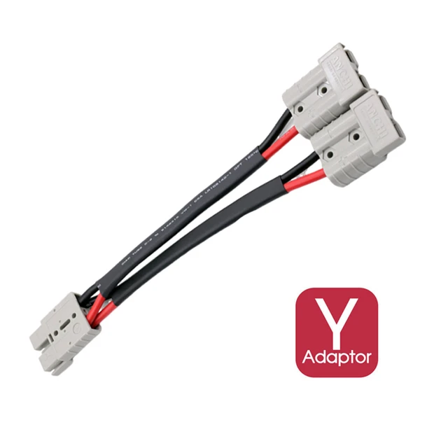 2/3 50 Amp Anderson Plug Connector Double Y Adaptor 6mm For