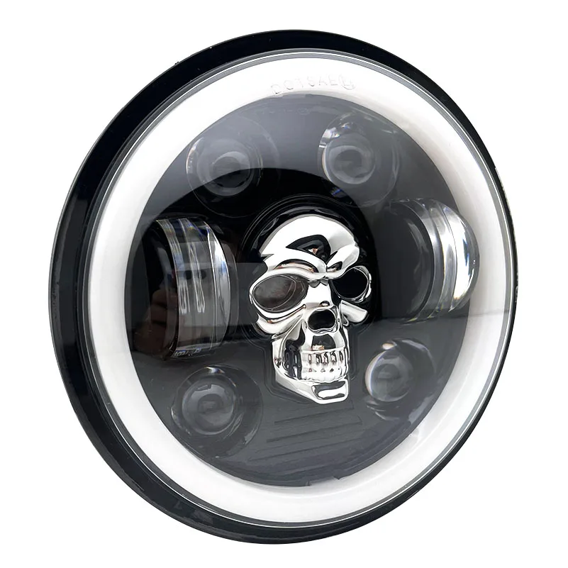 Faro LED 5,75 Pollici Per Harley Davidson - Halo DRL, Impermeabile IP67, Plug & Play - Foto 2