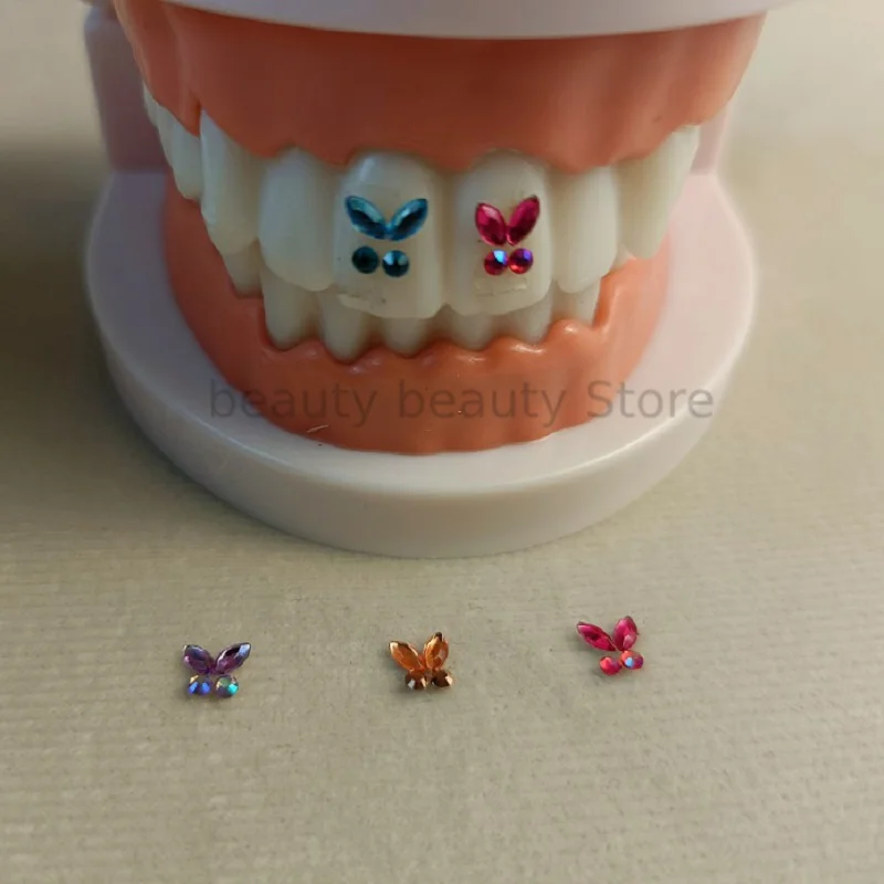 3pcs Fashion Teeth Gems Beauty Diamond Dental Crystal Tooth Jewelry