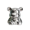 Ceramic Violence Bear Tissue Box Holder Light Luxury Home Table Tissue Box Bedroom Room Creative Organizer Kawaii Case 5