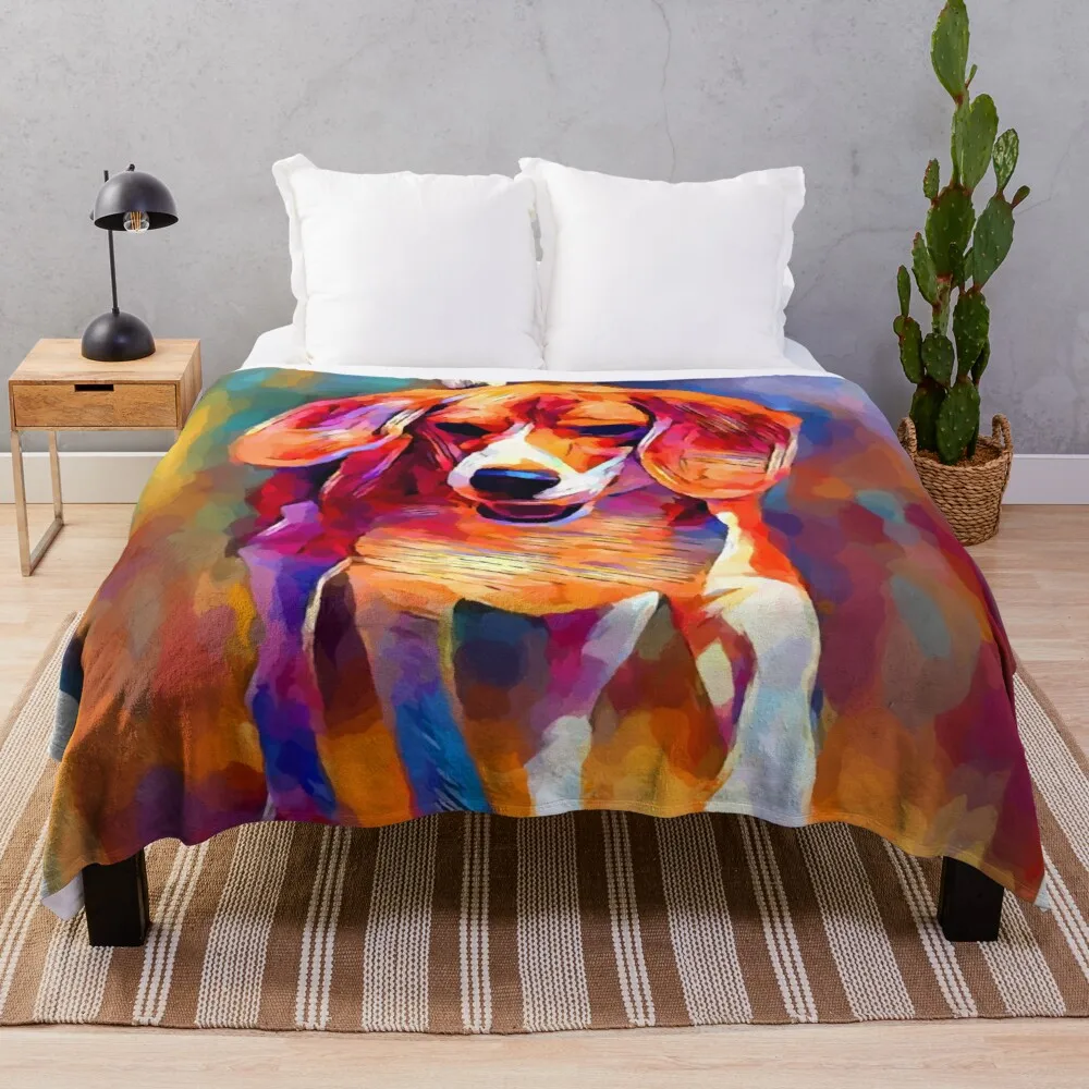 

Beagle 5 Throw Blanket Extra Large Blanket Hairy Blankets