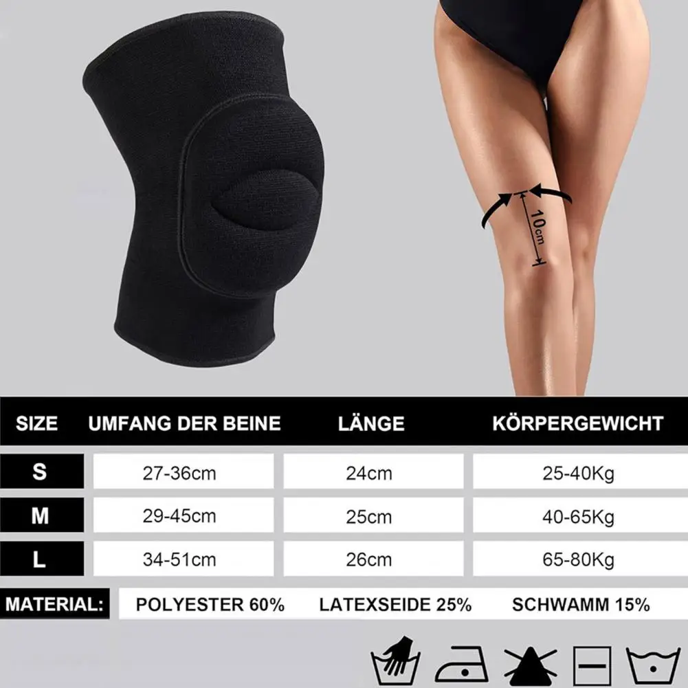Knee Pads Shock absorbing Knee Pads Soft Breathable Sports Knee Pads High Resilience for Dance Yoga Volleyball Basketball