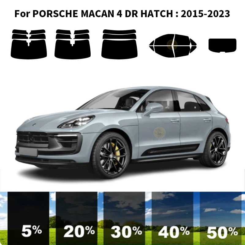 

Precut nanoceramics car UV Window Tint Kit Automotive Window Film For PORSCHE MACAN 4 DR HATCH 2015-2023