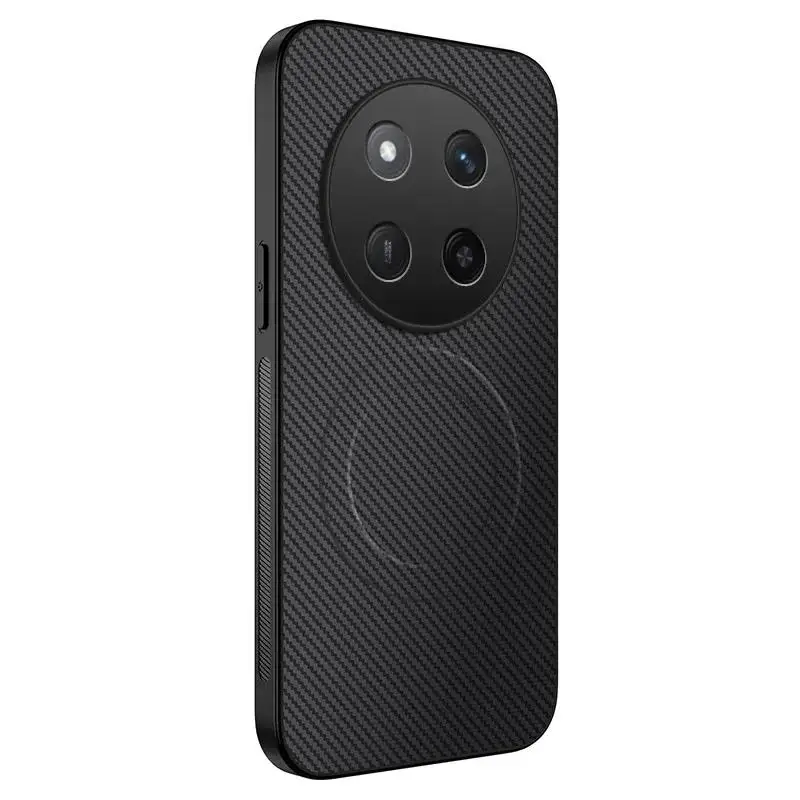 مكافحة الإفلات ألياف الكربون سيليكون لينة جراب هات...