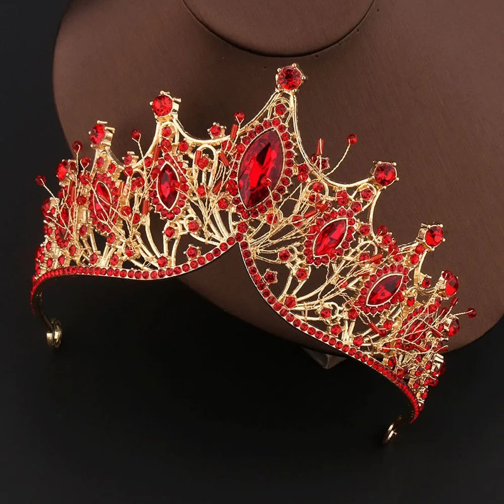 

Jewelry Korean Headband Wedding Girls Gift Women Hair Hoop Bridal Crowns Black Rhinestone Crown Baroque Crystal Tiara