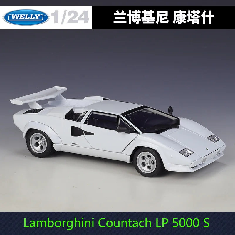 Welly 1:24 Lamborghini Countach Lp 5000 S Lp5000 Sports Car