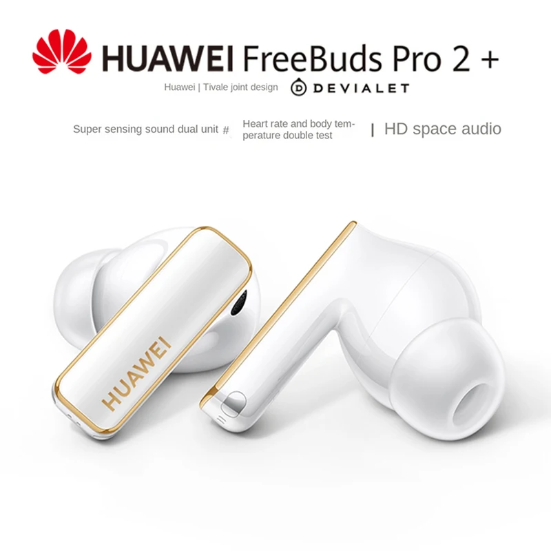 

Latest HUAWEI FreeBuds Pro 2 Plus Headphones Wireless Bluetooth Earbuds TWS Dynamic Noise Reduction Earphones 2 HD Audio Headset