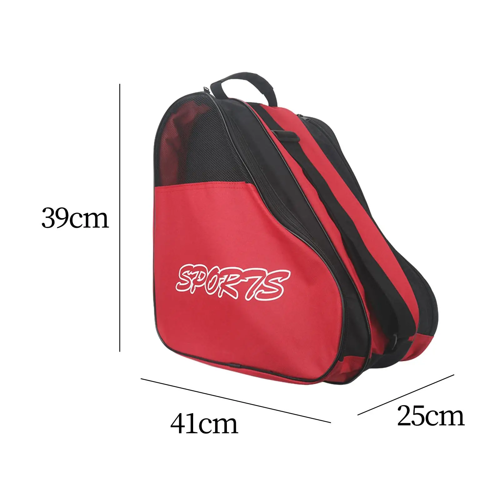 Skating Shoes Bag Breathable Adjustable Durable Carry Case Large Capacity Roller Skates Bag for Sports Boys Children Girls Kids
