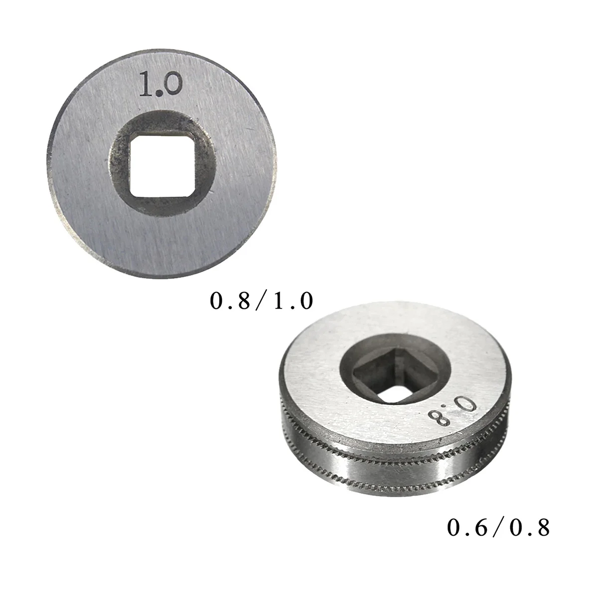 

0.8-1.0mm Wire Feed Drive Rollers 25mm Diameter Knurled Groove Wire Roll Wheels Stainless Steel Welding Line Feeding Roll
