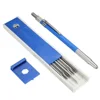 2mm 2B Drafting Drawing Pencil Automatic Mechanical Pencil Art Portable Lightweight Graphite Leads Holder for Writing Sketching 5