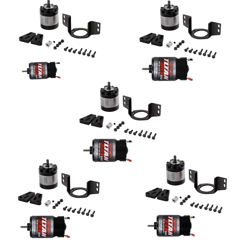 

550 матовый Мотор Водонепроницаемый 12T с редуктором 1: 5 для 1/14 прицепа 1/10 Радиоуправляемый автомобиль гусеничный Аксиальный SCX10 TRX4 Замена