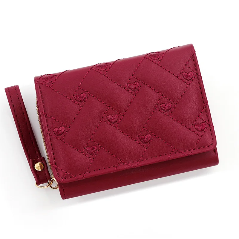 Kawaii Cute Luxury Designer Pink Leather Wallet