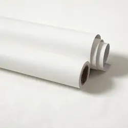 Matte White Self - adhesive Renovation Wall and Furniture Vinyl Film - 100cm x 5m (Matt Putty White)