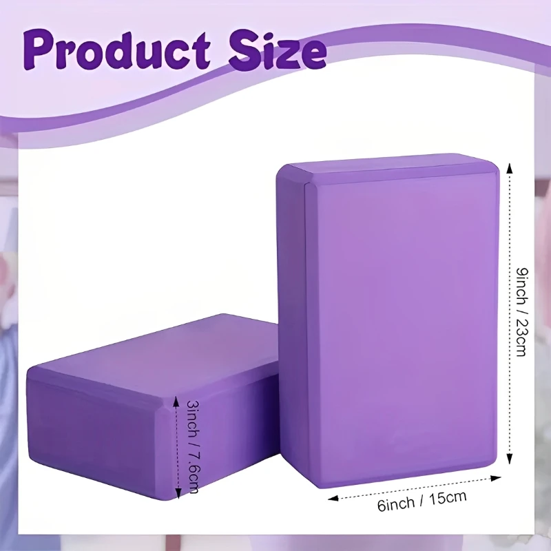 Dance Yoga Blocks Gym Foam Brick Pilates Training Exercise Fitness Bolster Pillow Cushion Stretching Body Shaping Building Cubes yoga blocks