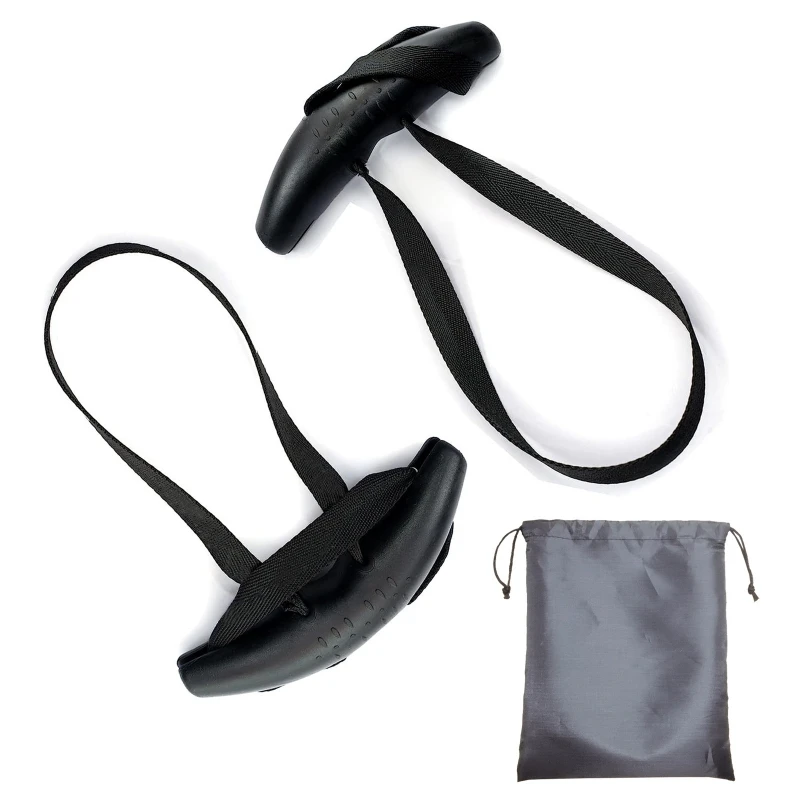 

1 Pair Pull up Handles Ergonomic Resistance Band Handles D Handle Cable Attachment for Gym Neutral Grip Workout Lifting Handles
