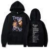 Tupac Hoodies 2pac Sweatshirts Rapper Printed Hoodie Streetwear Y2k Sweater Casual Loose Sweatshirt Autumn Fleece Pullover Hoody 2