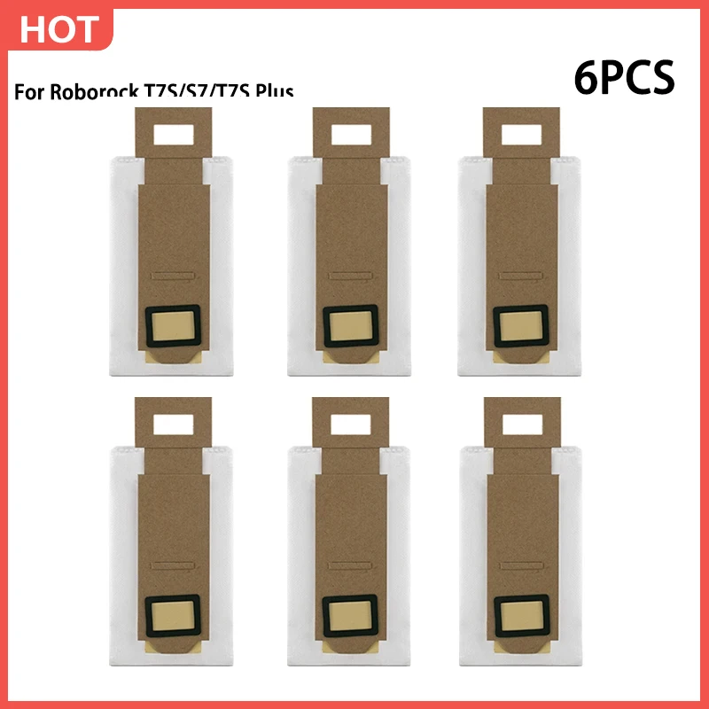 10 Sacchetti Aspirapolvere Per Xiaomi Roborock T7S, T7S Plus, S7, S7 Plus - Ricambi Alta Capacità - 3