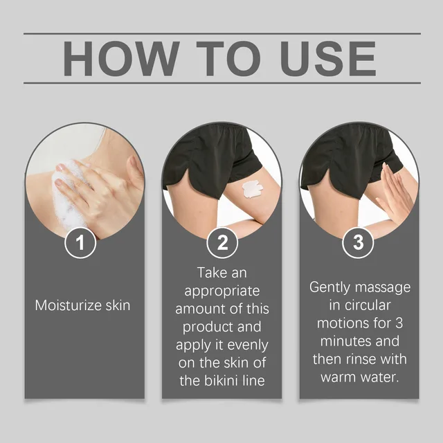 Scrub schiarente per il corpo con vitamina Pulizia profonda Ascelle Rimuove lo sporco Migliora lo sbiancamento Esfolia la pelle morta Scrub per la cura delle parti intime 6