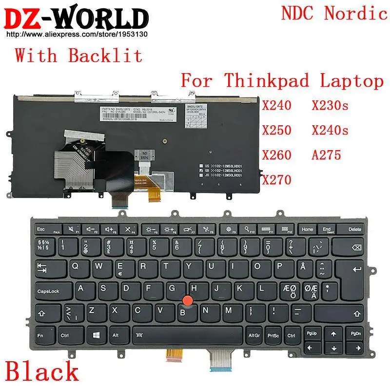 dk dinamarca ic islândia backlight teclado para
