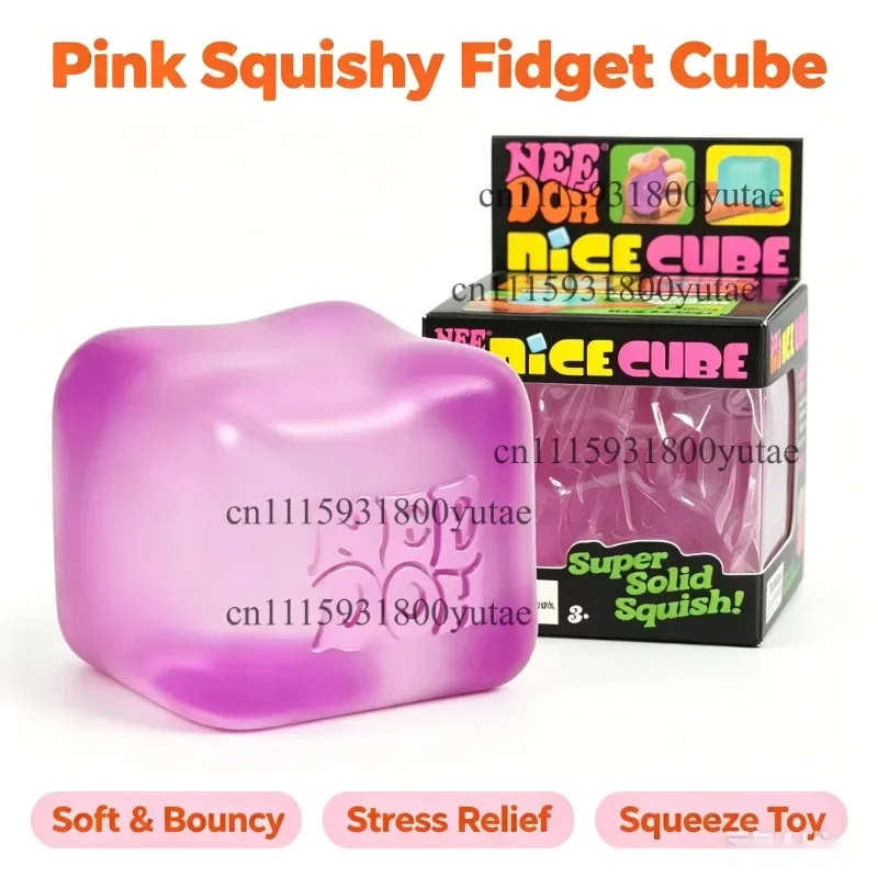 Calming Squishy Nice Cube Sensory Squeeze Toy for Stress and Anxiety Relief