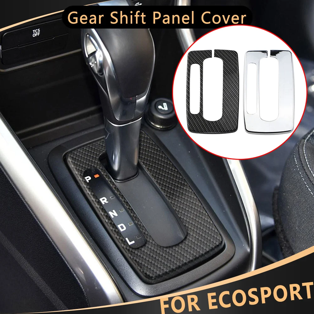 ABS Carbon Fiber Car Gear Shift Panel Cover Decoration Sticker Trim for