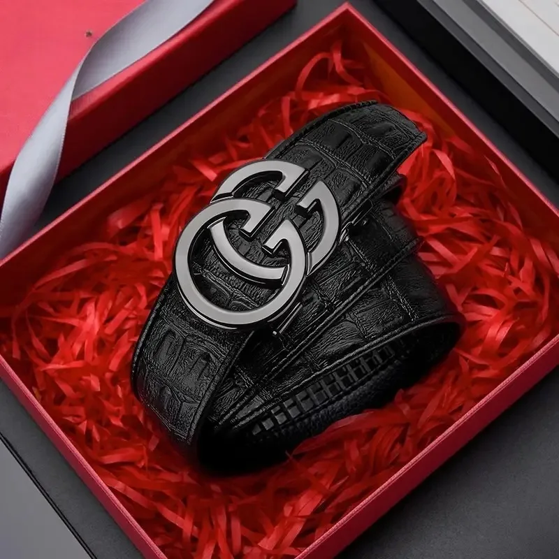 Men belt Genuine Leather Belt Metal Alloy Automatic Buckle Brand Luxury Design Waist Belts for Men Strap Male BEST SELLERS Men belt Genuine Leather Belt Metal Alloy Automatic Buckle Brand Luxury Design Waist Belts for Men Strap Male BEST SELLERS