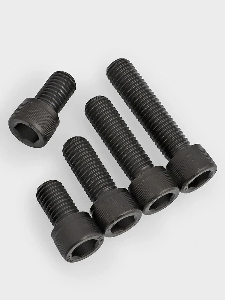 Viti A Brugola M6 X 10mm - Acciaio 12.9, Filettatura Completa, Nero (60 Pz) - Foto 3