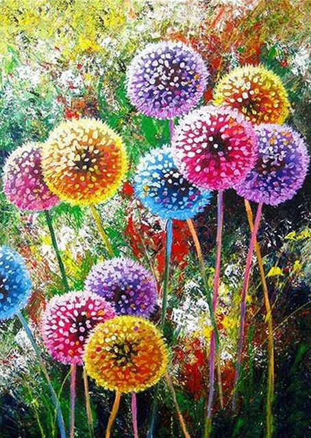 5D Diamond Painting Flower Full Diamond Tulip Rose DIY Diamond Mosaic Art Painting Cross Stitch Rhinestone Embroidery Home Decor CY-HH00025AE6