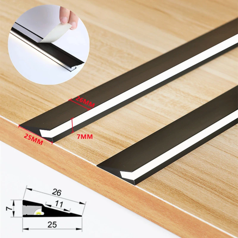 UltraThin Aluminum Profile 7mm Surface Mounted LED Lamp 45