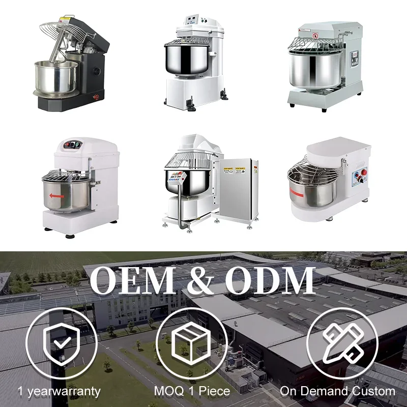 7L Household Electric Flour Mixer Machine Bread Dough Spiral Mixer For Bakery Pizza Bread Cake Food Preparation