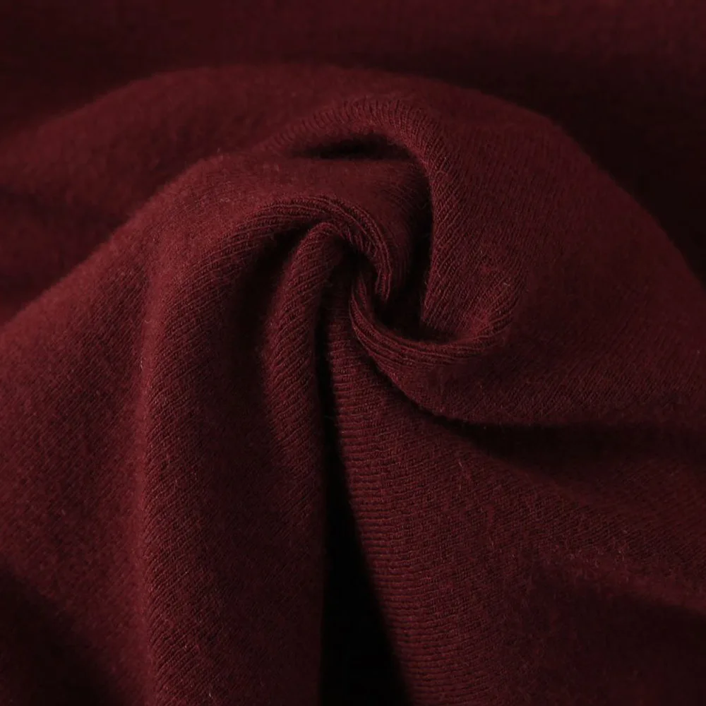 Sequined Cross V-Neck T-Shirt Women Plus Size Autumn Winter Good Quality Vintage Red French Slim Knitting Long Sleeve Top N9070