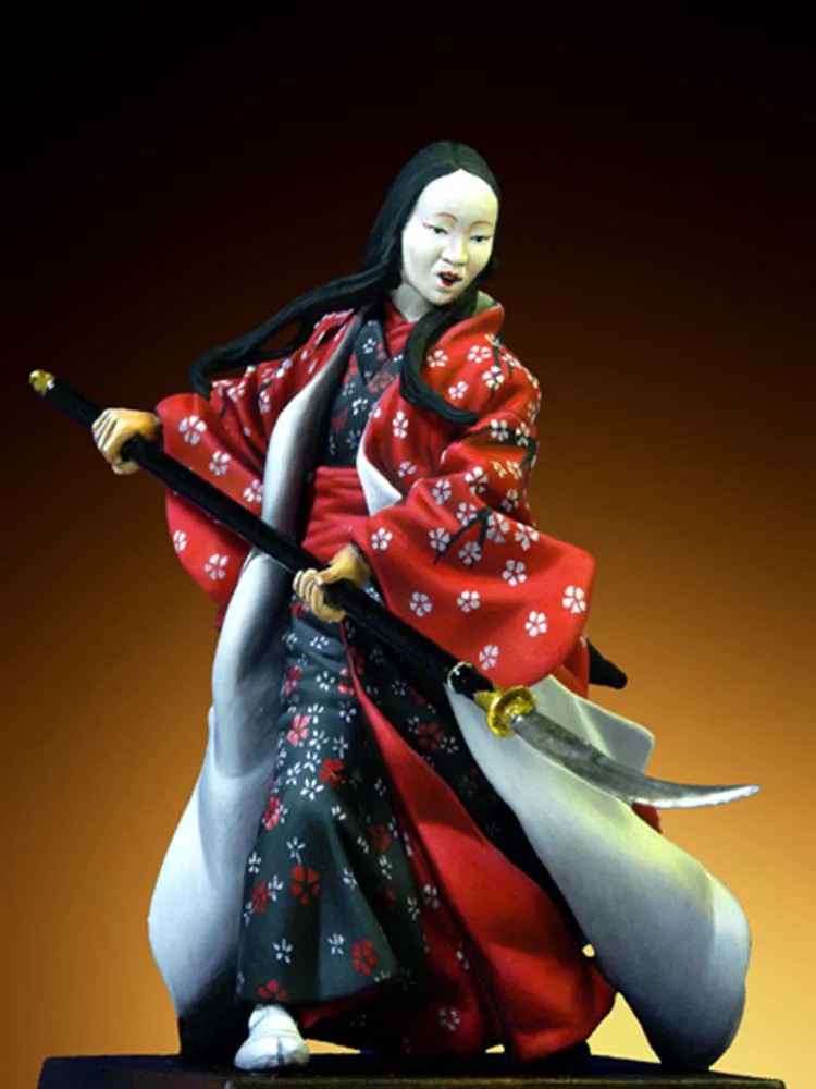 

Новинка в разобранном виде 1/ 32 54 мм самурая женский воина (1600-1867) 54 мм смолы набор игрушки "Сделай своими руками" Неокрашенный наборы