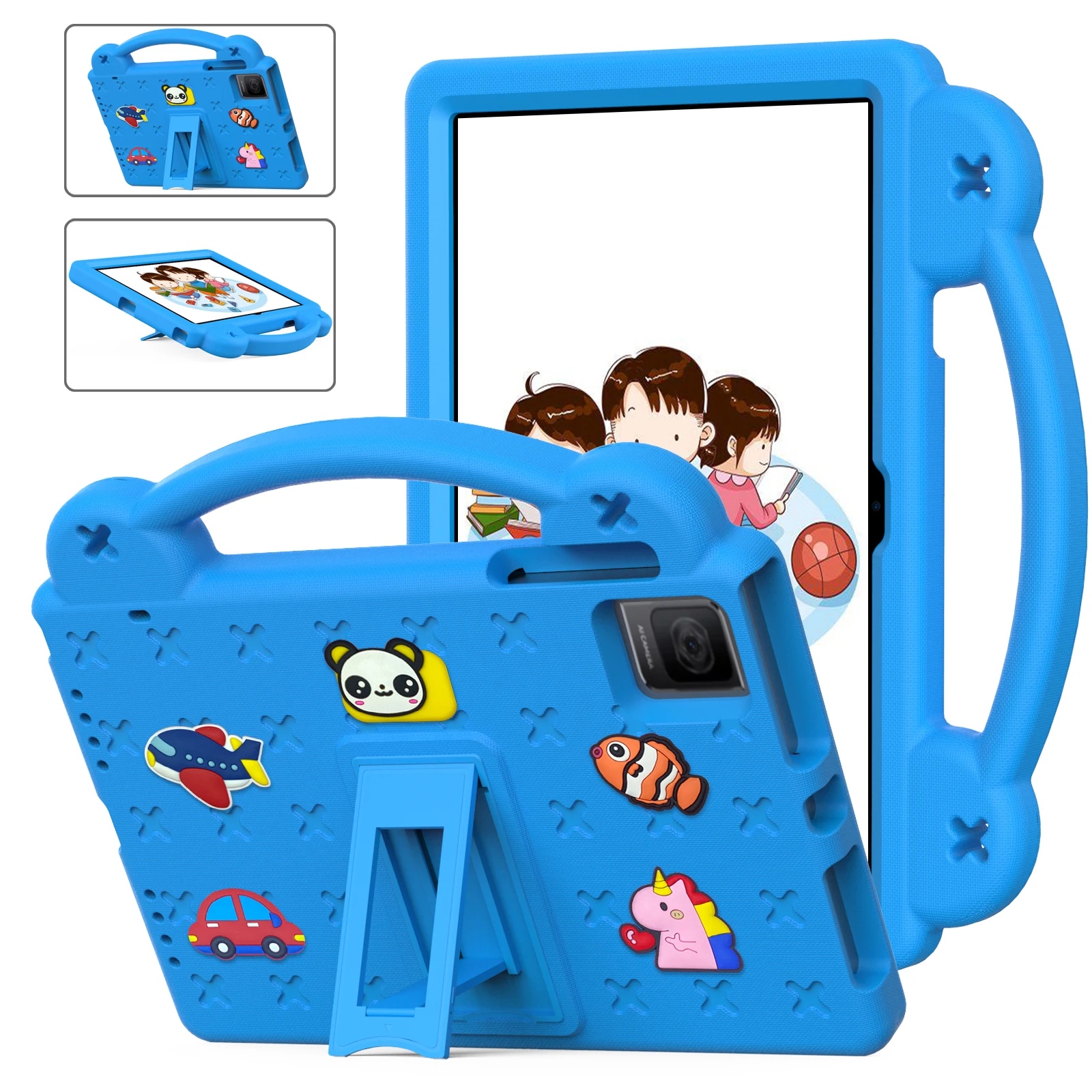 Kids Shockproof Tablet Case with Handle & Stand