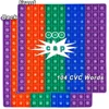 Word Pop 104 CVC Words Game Pop Toys, ABC Letters Alphabets Phonics English Words Learning Resources Educational Toys for Kids 1