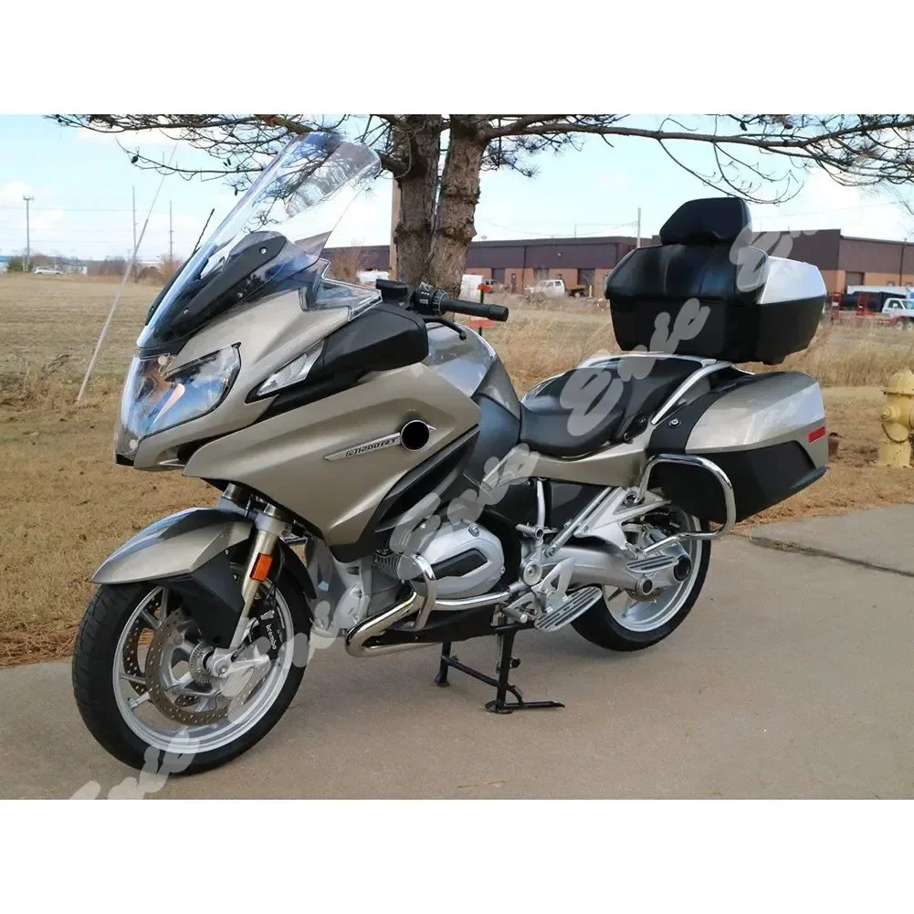 오토바이 프론트 엔진 가드 크래시 바 보호, 낙하 방지 두꺼운 스틸, BMW R1200RT 2014 2015 2016 2017 2018