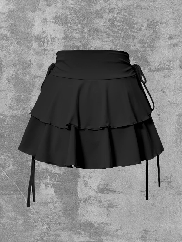 New Solid Color Skirt Women Summer Fashion Outdoor