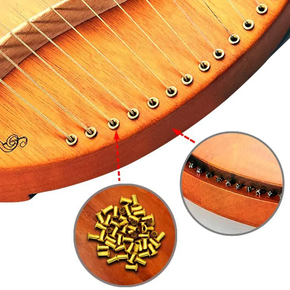 Lyre Harp Part Strudy Peg Combination Wrenches Musical Instrument