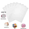 50Pcs Frosted Zipper Poly Bags Plastic Bags For Clothes Tshirt Packing Shipping Zip Bag For Sweater Skirt Organizer Storage Bag 1