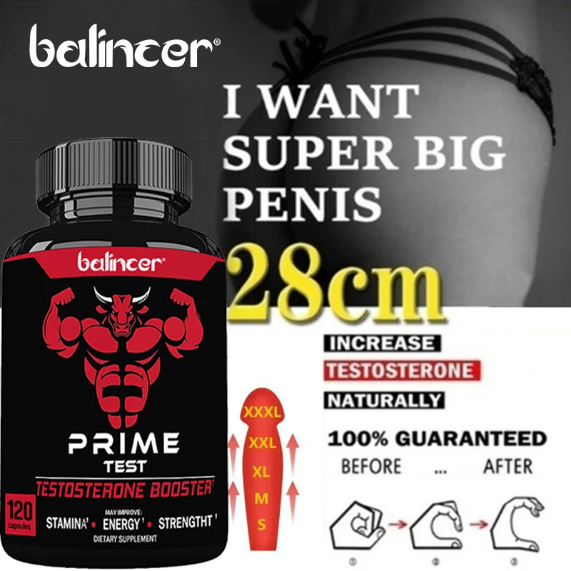 

Testosterone Booster for Men – Testosterone Supplements Health, Energy and Endurance, Muscle Mass, and Improves Immunity