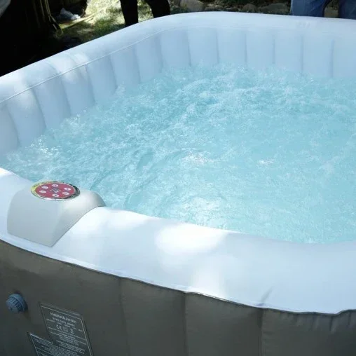 Portable Inflatable Hot Tub, Outdoor Pool, Free Standing, Foldable Swim Pool, Ice Bath, 2022 5
