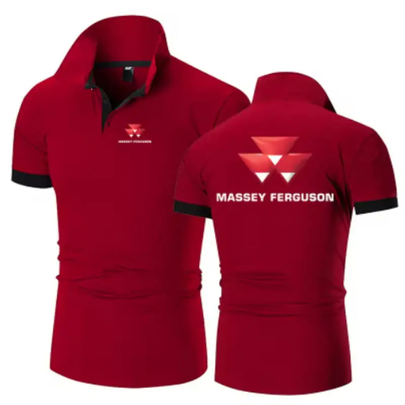 Polo stampata Marsefogerson 2026 - Stile casual comodo da uomo, vestibilità aderente - Nuova camicia estiva alla moda di marca - immagine 2