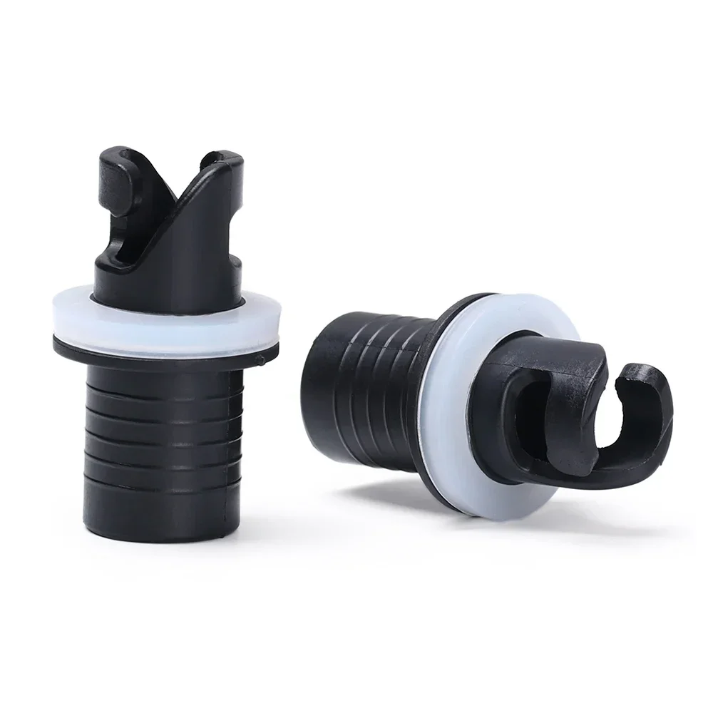 1/2 Piece Inflatable Boat Kayak Air Valve Adapter Inflatable Air Foot Pump Hose Adapter Valve Connector