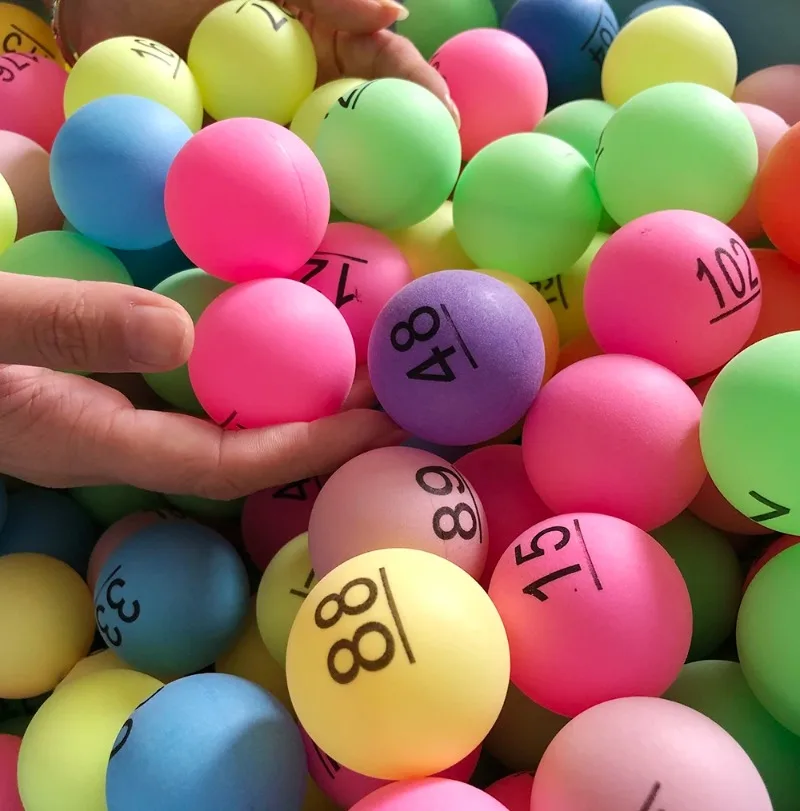 150 Palline Da Ping Pong Colorate Didiseaon – Diametro 40 Mm Per Lotterie, Giochi, Festa E Decorazioni