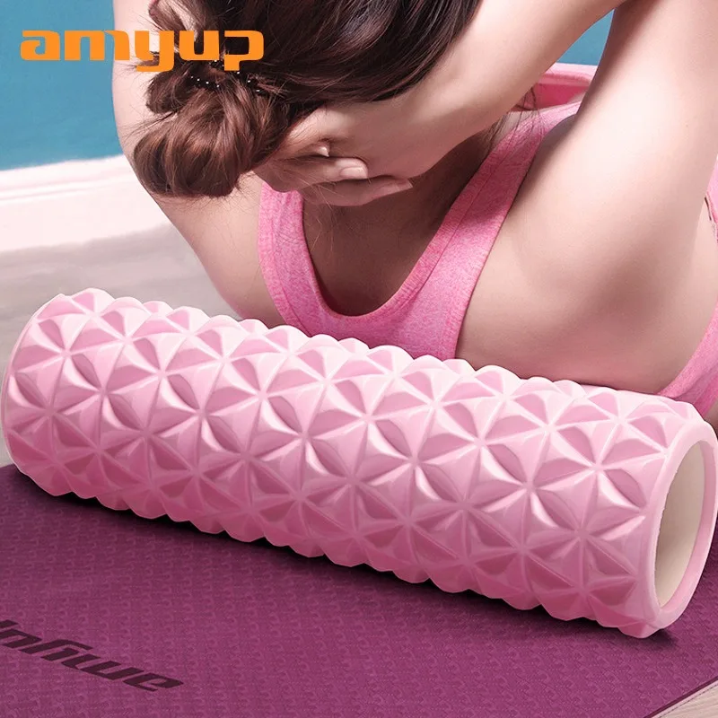 Coluna de Yoga Foam Roller para Relaxamento Muscular, Equipamentos Fitness, Massagem nas Costas, Exercício Pilates, Ginásio, Esportes Caseiros, 33 cm, 45cm