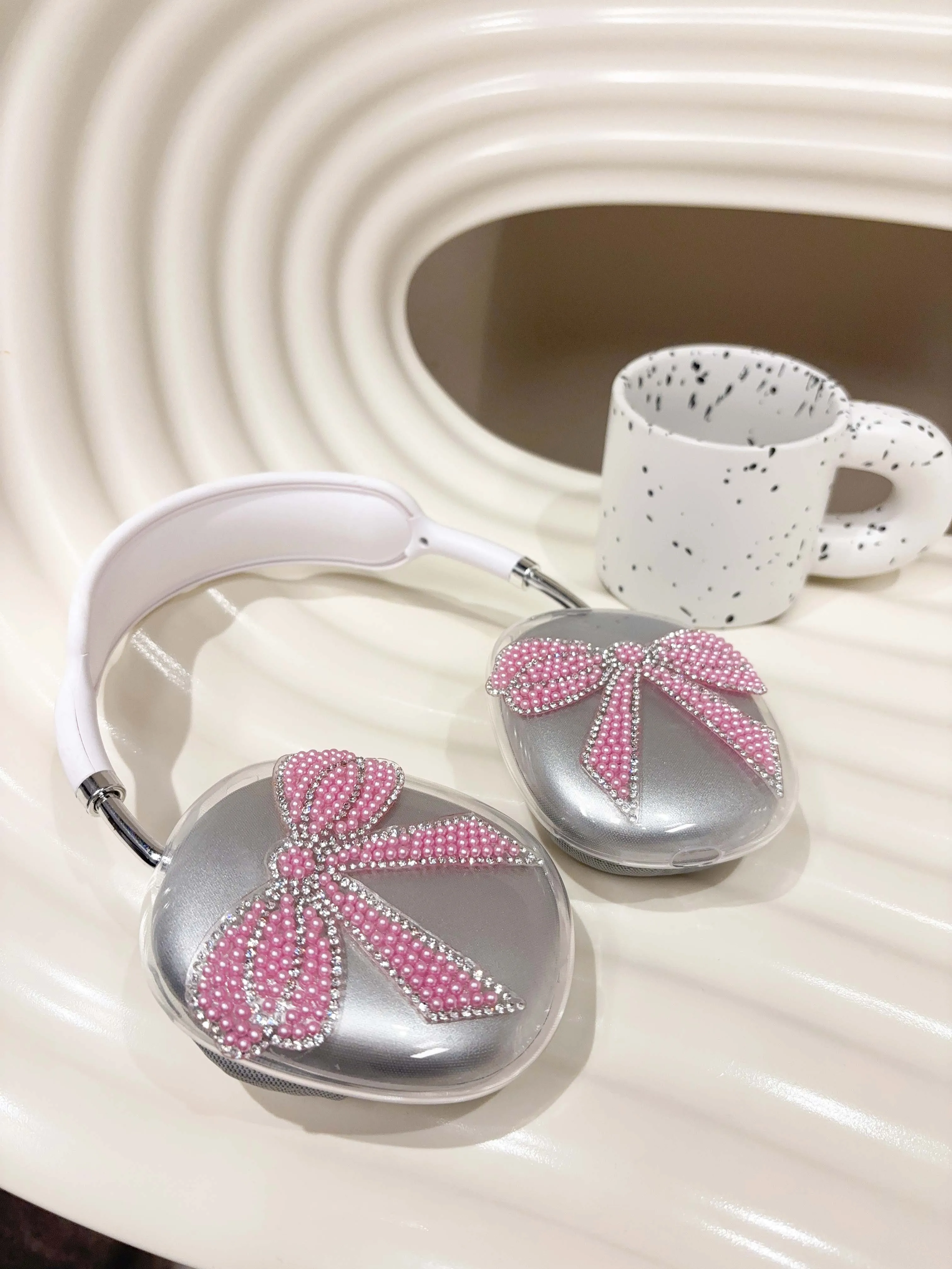 Apple Airpods Max用3D漫画ケース,光沢のあるカラフルなカバー,ヘッド