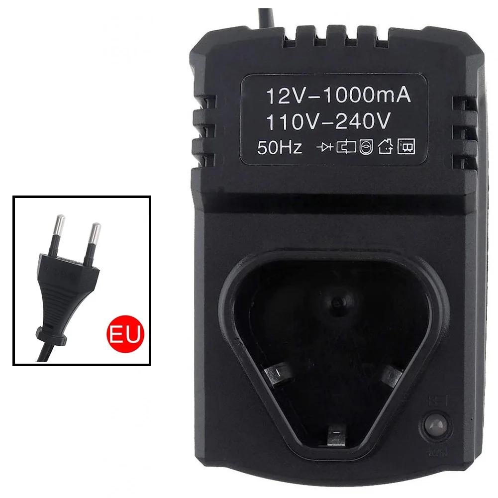 Power Tool Part DC US/EU Li-ion Rechargeable Charger Support 110-240V Black For Electrical Lithium Drill 12V Lithium Screwdriver